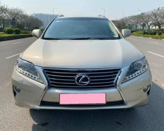 Lexus RX350 2012 - Nhà mình bán Lexus Rx350 2012, tư động, bản full nhập Canada, màu vàng cát giá 1 tỷ 638 tr tại Tp.HCM