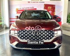 Hyundai Santa Fe AT 2021 - Bán Hyundai Santa Fe AT năm 2021, màu đỏ giá 1 tỷ 130 tr tại Tp.HCM