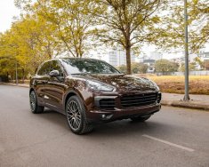 Porsche Cayenne S 0 2016 - Bán Porsche Cayenne S 2016 màu nâu đã Wrap cam đỏ giá 4 tỷ 150 tr tại Hà Nội