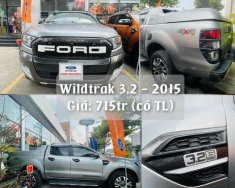 Cần bán Ford Ranger Wildtrak 3.2L 4x4AT năm sản xuất 2015, màu bạc giá 715 triệu tại Tp.HCM