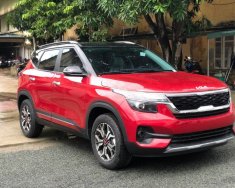 Kia Seltos   Luxury 1.4 AT  2021 - Bán xe Kia Seltos Luxury 1.4 AT năm 2021, màu đỏ giá 694 triệu tại Tiền Giang
