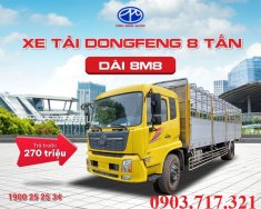 Xe tải 5 tấn - dưới 10 tấn 2022 - Bán xe tải DONGFENG B180 thùng bạt bửng nhôm dài 8m8 giá tốt  giá 880 triệu tại Bình Dương