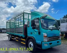 Xe tải 5 tấn - dưới 10 tấn 2023 - Bán trả góp xe tải JAC N900S thùng 7m giá ưu đãi màu xanh ngọc giao ngay giá 718 triệu tại Tp.HCM