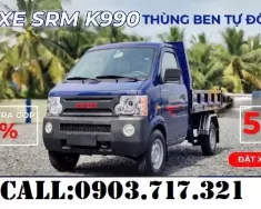 Xe tải 1 tấn - dưới 1,5 tấn 2025 - Bán xe tải tự đổ SRM K990 mới 2025 thùng 1 khối  giá 165 triệu tại Tp.HCM