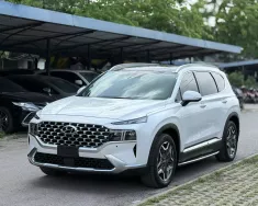 Hyundai Santa Fe 2022 - Hyundai SantaFe Cao cấp 2.2L HTRAC 2022 full dầu màu trắng.  giá 1 tỷ 158 tr tại Hà Nội
