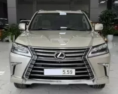 Lexus LX 570 2016 - Bán Lexus LX570 sản xuất 2016, màu vàng cát cực đẹp. giá 4 tỷ 550 tr tại Hà Nội