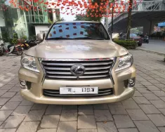 Lexus LX 570 2014 - Bán Lexus LX570 xuất Mỹ màu Vàng Cát nội thất kem xe sản xuất năm 2014, xe đăng ký tên cá nhân giá 2 tỷ 760 tr tại Hà Nội