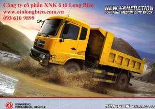 JRD HFC 2017 - Bán xe ben 8 tấn Dongfeng Hoàng Huy 2016, 2017