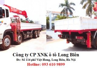 Xe chuyên dùng Xe cẩu 2017 - Bán xe tải 5 chân gắn cẩu tự hành 7 tấn, 8-10 tấn, 12-15 tấn Soosan, Tanado, Kanglim, Unic, Atom 2016, 2017