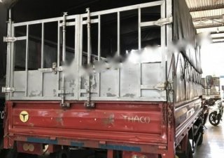 Thaco OLLIN 2009 - Xe Thaco OLLIN đời 2009, màu đỏ giá cạnh tranh