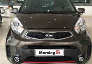 Kia Morning Si 2017 - Bán xe Kia Morning Si màu nâu tại Đồng Nai, giá 383tr, ngân hàng hỗ trợ đến 80%, lấy xe chỉ từ 120tr
