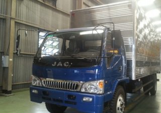 JAC HFC 1383K 2017 - Jac HFC 9 tấn thùng 7m đời 2017, màu xanh, có trả góp lãi suất thấp vay vốn cao