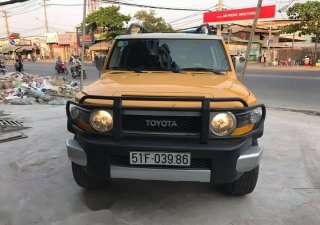 Toyota Fj cruiser   2007 - Bán xe cũ Toyota Fj cruiser năm 2007, màu vàng, nhập khẩu, giá 850tr