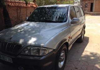 Ssangyong Musso   2002 - Chính chủ bán Ssangyong Musso sản xuất 2002, màu bạc