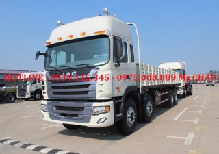 JAC HFC 2015 - Bán xe JAC HFC 4 chân (17.9 tấn) 2016, màu trắng, xe tải Jac 4 chân (340HP) 17T9 trả góp