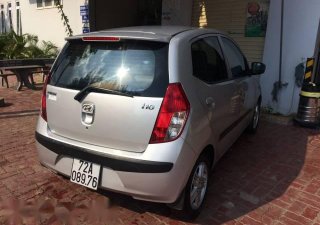 Hyundai i10 2010 - Bán xe Hyundai i10 đời 2010, màu bạc số tự động