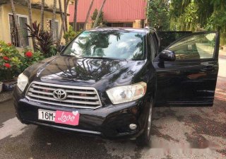 Toyota Highlander V6  2007 - Bán Toyota Highlander đời 2007, màu đen, xe nhập  