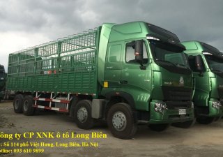Howo Xe ben 2016 - Xe tải thùng 4 chân Howo 371, 375, A7 tải trọng 17-17,9 tấn 2017-2018