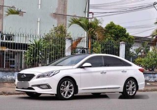 Hyundai Sonata  AT 2015 - Bán xe Hyundai Sonata AT đời 2015, màu trắng chính chủ