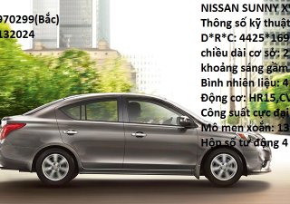 Nissan Sunny XV-SE 2017 - Bán ô tô Nissan Sunny XV-SE đời 2017, màu xám, xe nhập