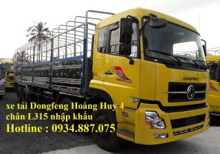 Dongfeng (DFM) L315 2017 - Bán xe tải Dongfeng 4 chân 17.9 tấn, nhập khẩu, thùng dài 9.5 mét