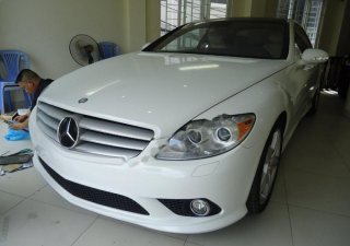 Mercedes-Benz CL class 550  2009 - Cần bán gấp Mercedes 550 đời 2009, màu trắng, xe nhập