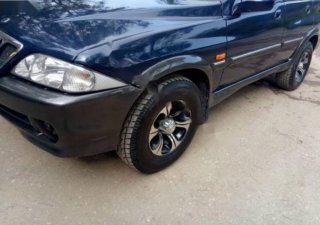 Ssangyong Musso 2.3 2002 - Bán Ssangyong Musso 2.3 đời 2002, màu xanh 