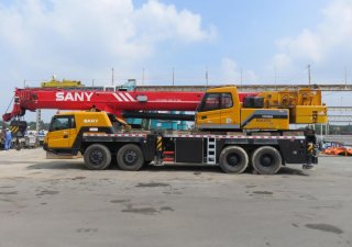 Xe chuyên dùng Xe cẩu STC800S 2016 - Cần bán xe cẩu bánh lốp Sany 80 tấn STC800S đời 2016, xe nhập nguyên chiếc