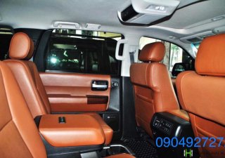 Toyota Sequoia Platinum 5.7 2015 - Toyota Sequoia Platinum 5.7 nhập Mỹ sản xuất 2015, đăng ký 2016, màu đen nội thất nâu da bò