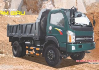 Xe tải 5 tấn - dưới 10 tấn 2017 - Bán xe ben 2 cầu 6,5t, xe ben TMT KC9665D2, xe ben 2 cầu 