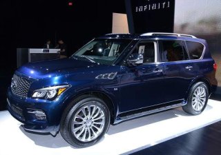 Infiniti QX80 2017 - Bán Infiniti QX80 năm sản xuất 2017, màu xanh lam, nhập khẩu nguyên chiếc