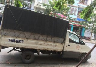 Hyundai Pony   2001 - Bán xe Hyundai Pony đời 2001, màu trắng, nhập khẩu