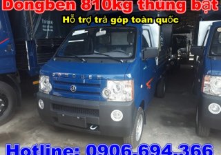 Dongben DB1021 2018 - Bán xe tải Dongben 800kg (810kg) thùng bạt, trả góp lãi suất thấp