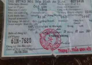 Lada 2107   1990 - Cần bán Lada 2107 1990, màu trắng, xe nhập