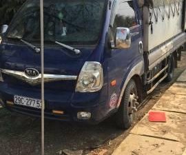 Kia Bongo   2009 - Cần bán gấp Kia Bongo sản xuất năm 2009, màu xanh lam, 170 triệu