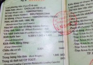 Cadillac Deville 1998 - Bán Cadillac Deville năm sản xuất 1998, màu đen, xe nhập  
