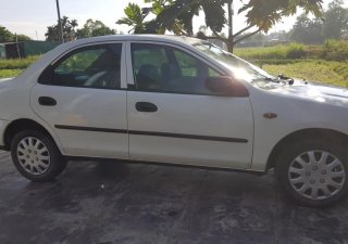 Mazda 323 2000 - Bán xe Mazda 323 đời 2000, màu trắng nhập khẩu, giá chỉ 85 triệu