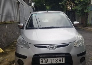 Hyundai i10 2008 - Bán xe Hyundai i10 đời 2008, màu bạc, xe nhập