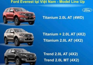 Ford Everest Titanium 2.0L 2018 - Bán Ford Everest Titanium 2018 năm 2018, màu xám (ghi), nhập khẩu