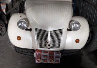 Citroen C2 1946 - Cần bán xe Citroen 2CV đời 1946 mui vải