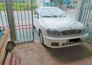 Daewoo Lanos   2003 - Bán xe Daewoo Lanos đời 2003, màu trắng như mới