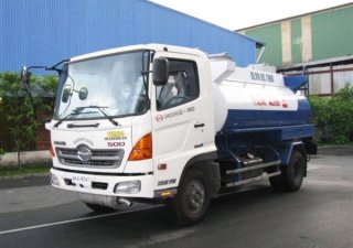 Hino FC 2016 - Bán xe chở xăng dầu Hino 12 khối, màu trắng