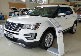 Ford Explorer  Limited Awd 2017 - Thanh lý Explorer 2 của Tổng Giám Đốc đi, năm 2017, đăng ký 2/2018, màu trắng, xe nhập