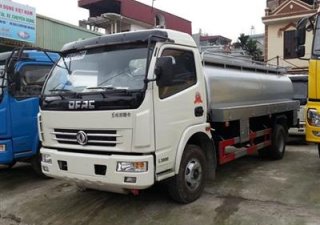 Xe tải 2,5 tấn - dưới 5 tấn 2015 - Bán xe chở xăng dầu Dongfeng 7 khối