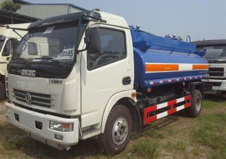 Xe tải 2,5 tấn - dưới 5 tấn 2015 - Bán xe chở xăng dầu Dongfeng 7 khối