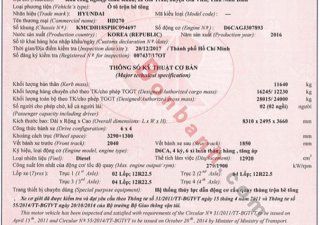 Hyundai HD 270   2016 - Bán Hyundai HD 270 sản xuất năm 2016, màu trắng, nhập khẩu