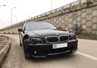 BMW 7 Series   750Li   2005 - Cần bán gấp BMW 750Li đời 2005, màu đen, nhập khẩu số tự động