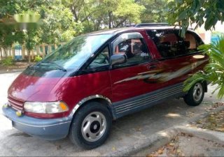 Toyota Previa   1992 - Cần bán Toyota Previa đời 1992, màu đỏ, nhập khẩu số tự động, giá 155tr