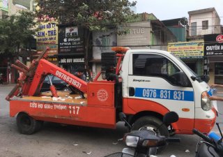 Kia Bongo G 2007 - Bán Kia Bongo G đời 2007, màu cam trắng, xe cứu hộ