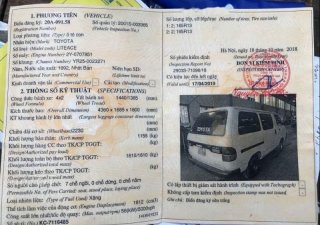 Toyota Liteace   1992 - Em cần bán xe Toyota Liteace DX, xe sản xuất 1992, nhập về Việt Nam đăng kí lần đầu năm 2000